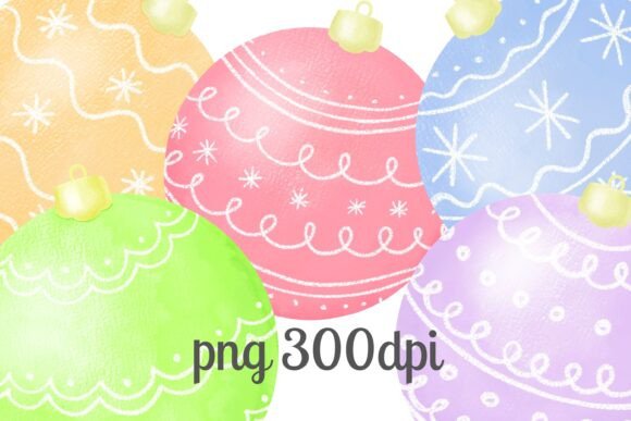 Download Hand Drawn Christmas Tree Balls PNG - Christmas tree balls Collection