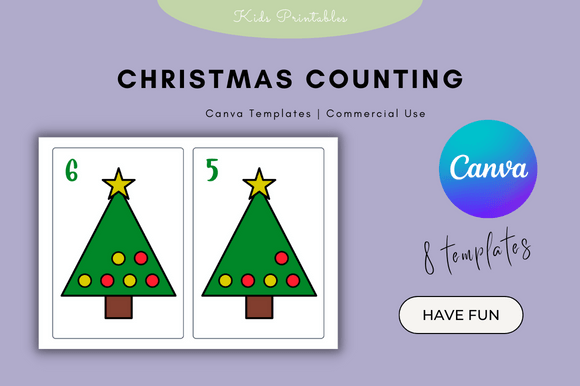 Download Christmas Tree Balls Counting 1-10 Canva - Christmas tree balls Collection