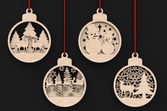 Download Laser Cut Christmas Baubles Svg Files - Svg file Collection