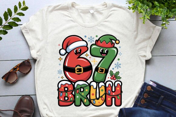 Download Six Seven 67 Funny Santa Bruh Christmas - Premium Bundle