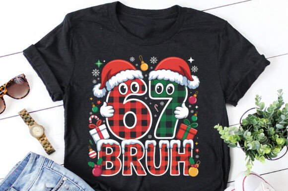 Download Funny Santa Six Seven 67 Bruh Png Eps - Premium Resources