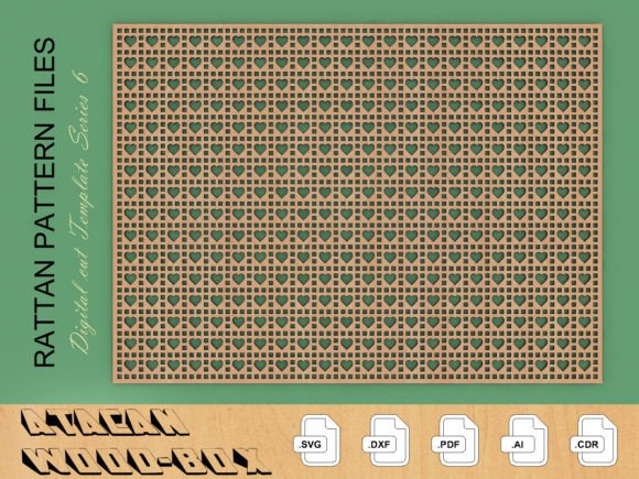Download Rattan Pattern Glowforge SVG Files 227 - Svg file Collection