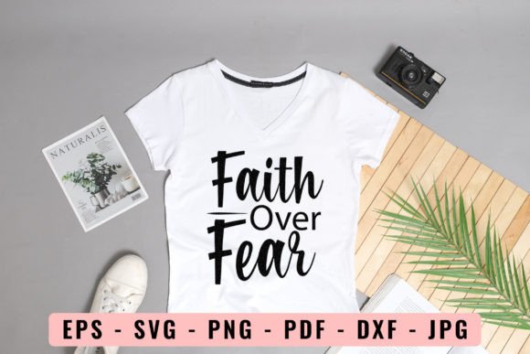 Download Faith over Fear SVG Religious SVG Files - Svg file Collection