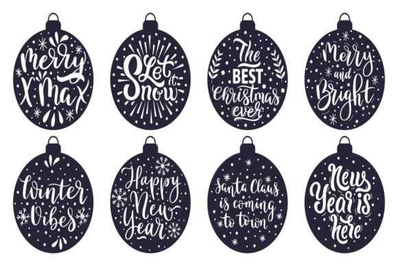 Download Christmas Tree Balls Lettering - Christmas tree balls Collection