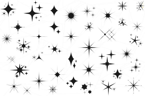 Download Sparkle Stars. SVG File Ready for Cricut - Svg file Collection