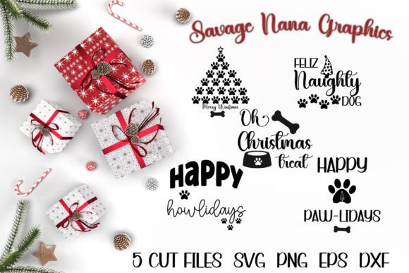 Download A Very Doggy Christmas Cut Files - Christmas cut files Collection